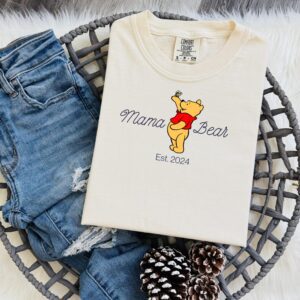 Alternative view of Custom Mama Bear Shirt • Winnie the Pooh Inspired • Personalized Est. Year Tee
