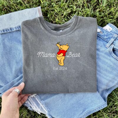 Custom Mama Bear Shirt • Winnie the Pooh Inspired • Personalized Est. Year Tee