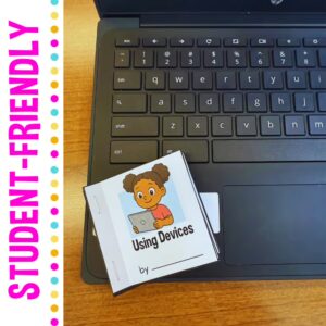 Alternative view of Using Devices Social Story | Chromebook & iPad Rules