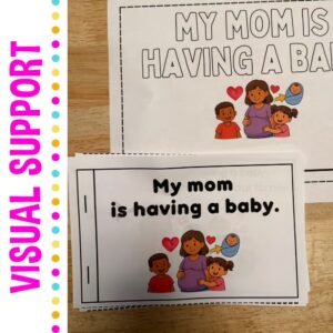 Alternative view of My Mom Is Having a Baby Social Story | New Sibling SEL
