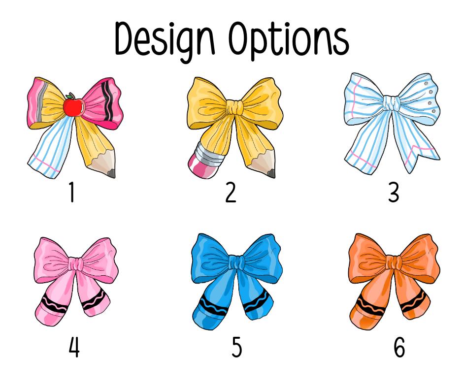 Pencil Bow Teacher T-Shirt | Back to School Gift - Image 8