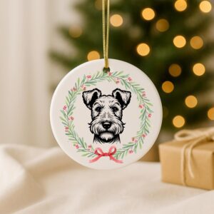 Custom Pet Ceramic Ornament – Welsh Terrier, Springer Spaniel, Westie Memorial