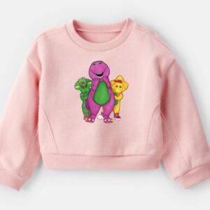 Alternative view of Toddler Dinosaur Sweatshirt – Barney-Inspired with Baby Bop & BJ