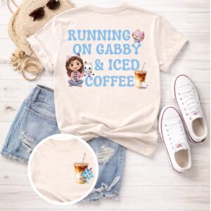 Alternative view of Gabby's House Mom Shirt, Iced Coffee Lover Tee, Cartoon Kids Show Inspired Apparel