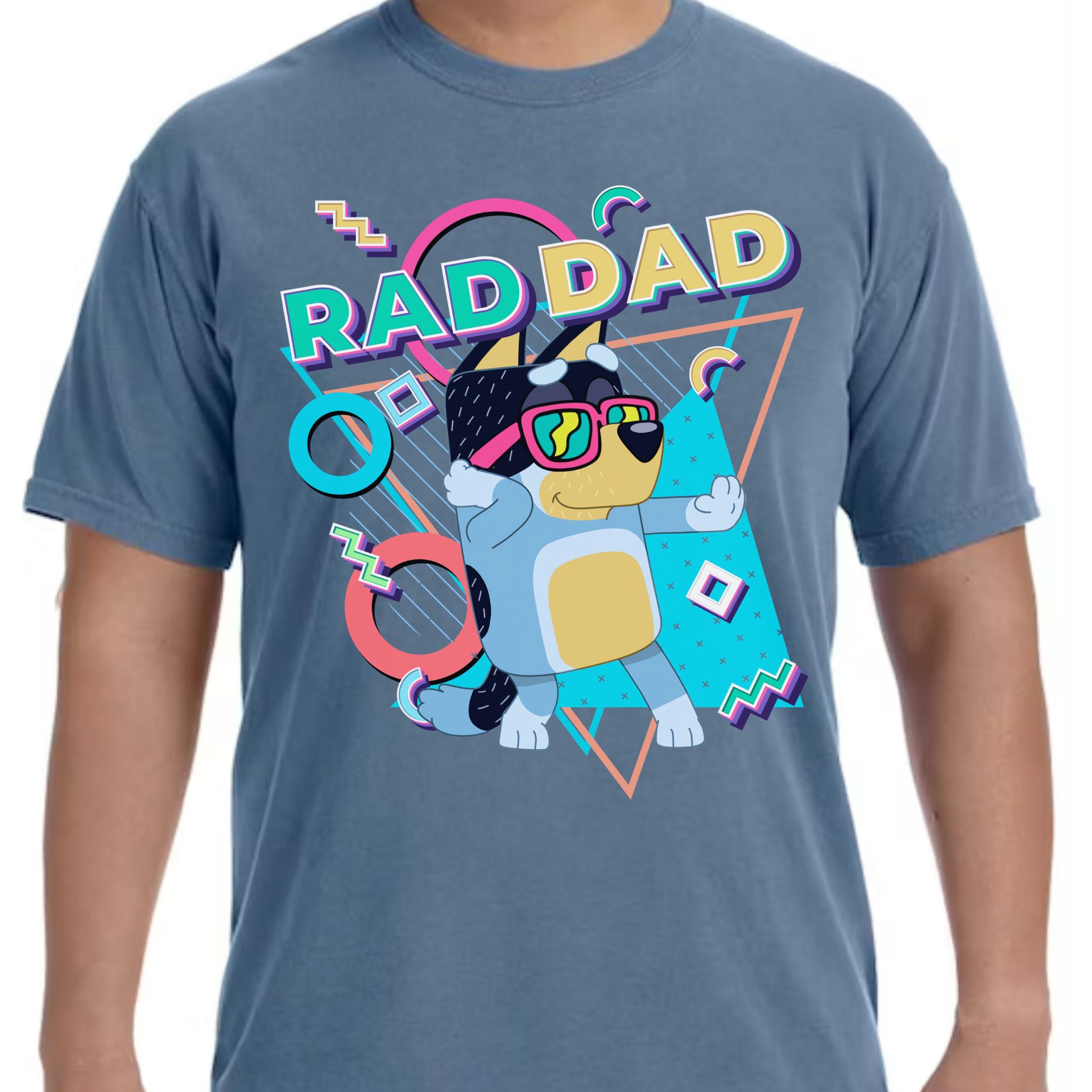 Rad Dad, Rad Like Dad Matching Shirts | Blue Dog Inspired Family Tees | Dad & Toddler Outfit | Father’s Day Gift | Daddy and Me Shirts - Image 3