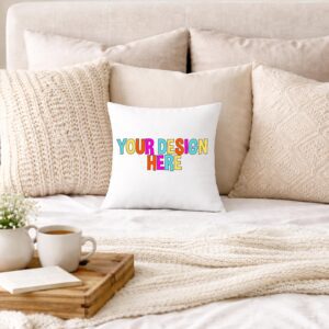 Alternative view of Custom Photo Pillow | Upload Your Design, Personalized Home Decor