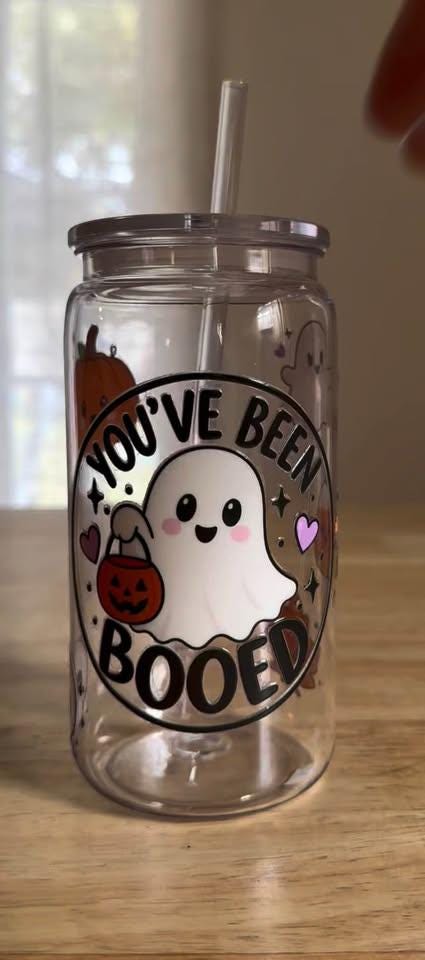Halloween Boo Cup with Treats | Reusable Ghost Cup with Straw | Candy & Toy Filled Halloween Gift | Kids Boo Basket | Spooky Season Gift - Image 2